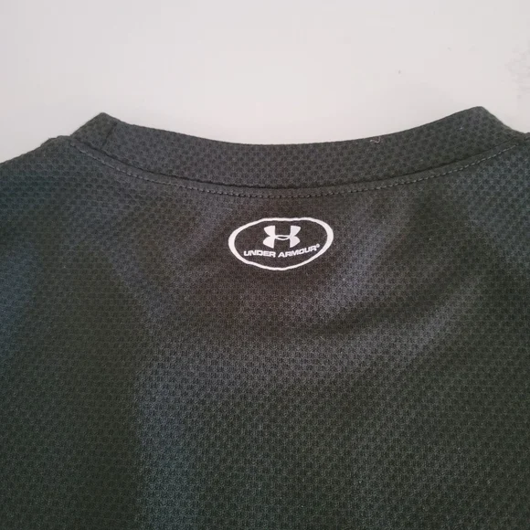 Under Armour Camping Long-Sleeve Tee Green Orange Wicking Green Orange Size 5 - Picture 7 of 7